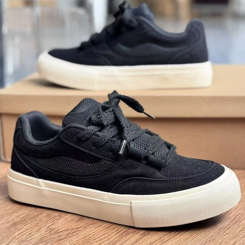 Men's Fashion Canvas Shoes 2025 Autumn Black Classic Casual Sports Work Low Top round Toe Rubber Outsole Breathable Mesh
Men's Fashion Canvas Shoes 2025 Autumn Black Classic Casual Sports Work Low Top round Toe Rubber Outsole Breathable Mesh