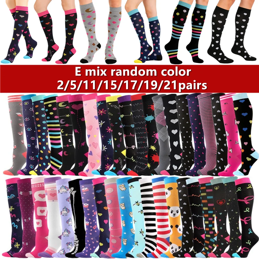 2/5/11/15/17/19/21pairs Compression Socks For Men Women Sport Football Basketball Hiking
2/5/11/15/17/19/21pairs Compression Socks For Men Women Sport Football Basketball Hiking