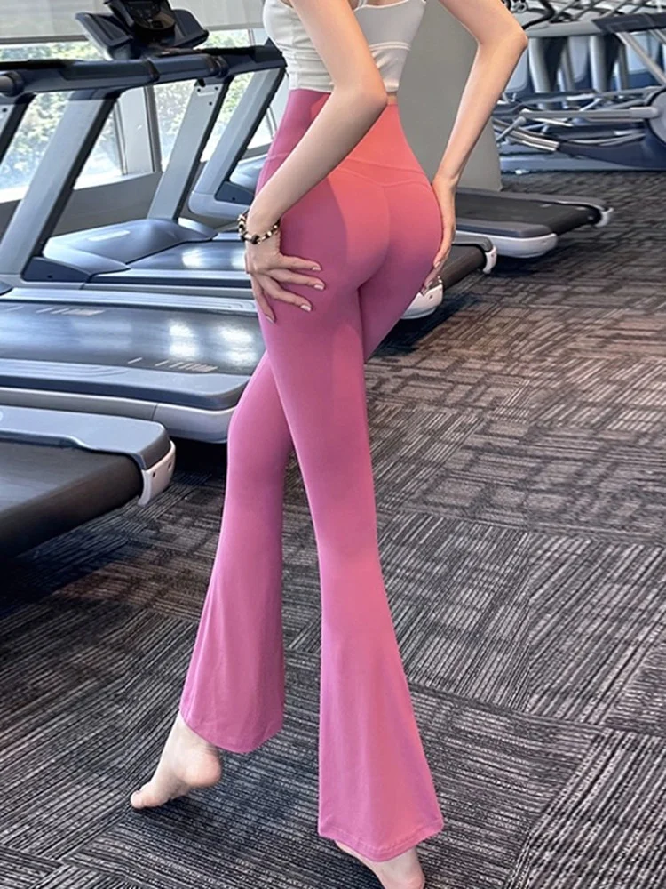 Женские брюки для йоги с высокой талией и расклешенными штанинами, для танцев и фитнеса, осенне-зимние, новые, утягивающие живот, для бега, верхняя одежда
Женские брюки для йоги с высокой талией и расклешенными штанинами, для танцев и фитнеса, осенне-зимние, новые, утягивающие живот, для бега, верхняя одежда
