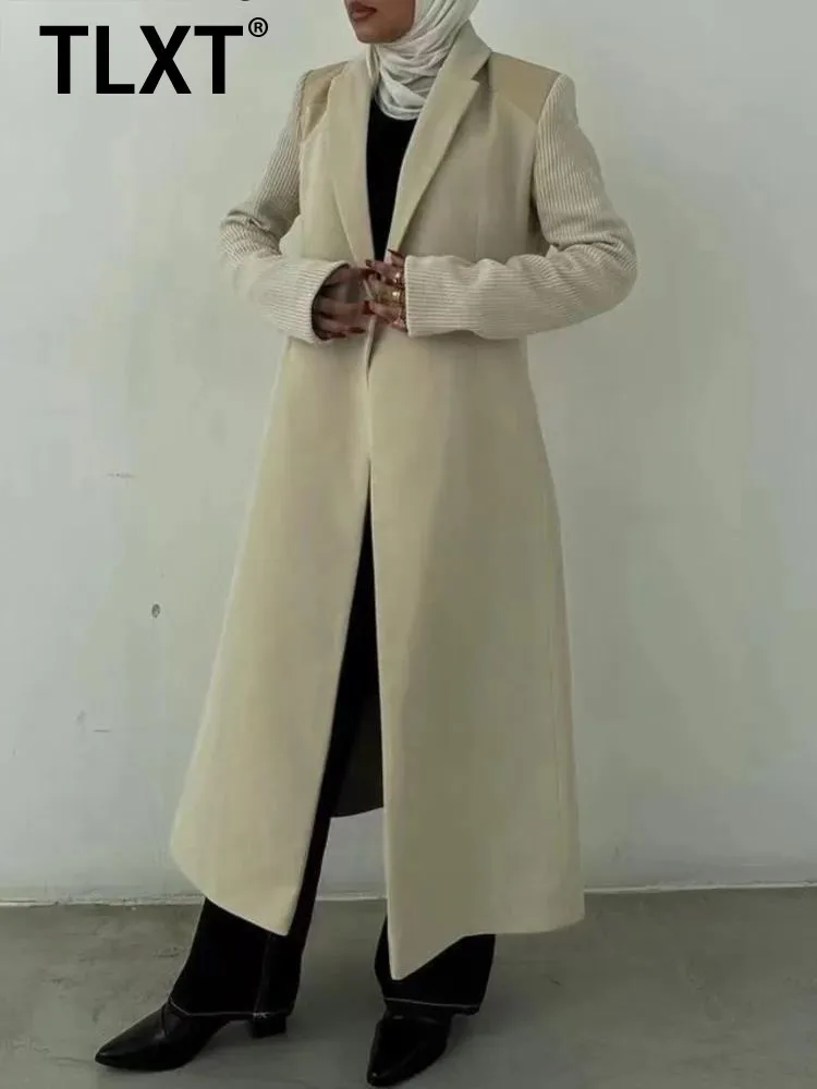 TLXT Women's Plain Trench Coat Minimalist High Design Warm Coat Striped Long Sleeve Straight Tube Fashion 2025 New Model XK1047
TLXT Women's Plain Trench Coat Minimalist High Design Warm Coat Striped Long Sleeve Straight Tube Fashion 2025 New Model XK1047