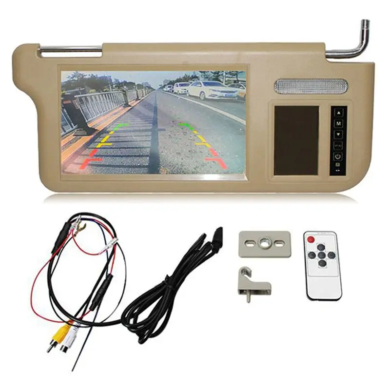 ABHX-7Inch Beige Car Right Sun Visor Rear View Mirror Screen LCD Monitor 2 Channel Video Replacement Parts
ABHX-7Inch Beige Car Right Sun Visor Rear View Mirror Screen LCD Monitor 2 Channel Video Replacement Parts
