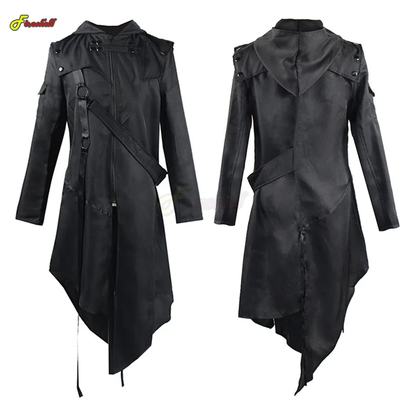 S-5XL Mens Gothic Medieval Cosplay Jackets Renaissance Irregular Hooded Samurai Cosplay Costume Windbreaker Zip Hooded Coat
S-5XL Mens Gothic Medieval Cosplay Jackets Renaissance Irregular Hooded Samurai Cosplay Costume Windbreaker Zip Hooded Coat