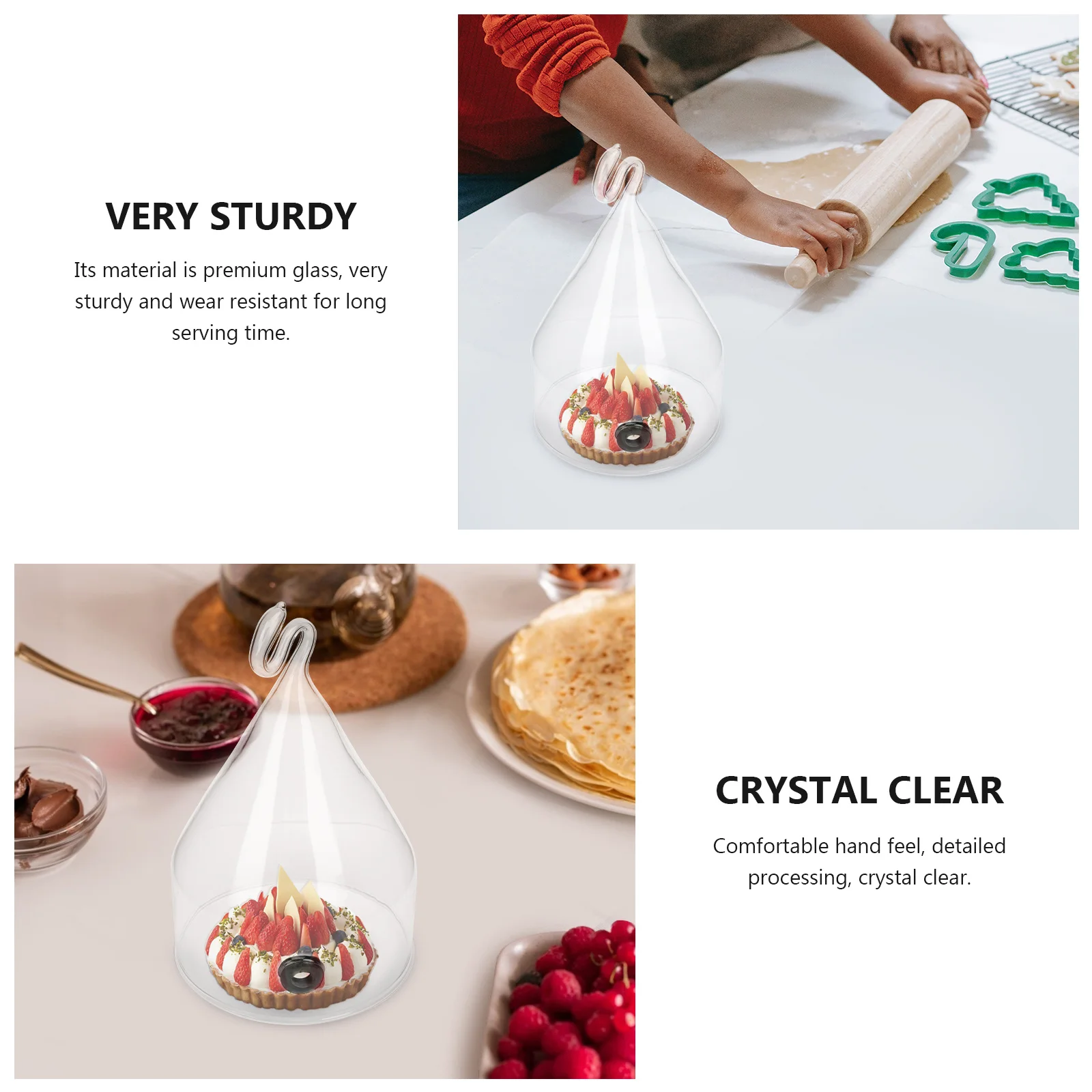 1Pcs Smoke Glass Food Cover Heat Resistant Bread Cake Snack Dessert Protective Lid Cover for Kitchen Party
1Pcs Smoke Glass Food Cover Heat Resistant Bread Cake Snack Dessert Protective Lid Cover for Kitchen Party