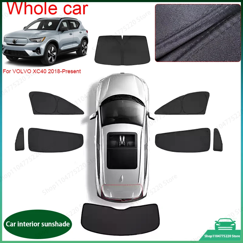 Car Black Window Privacy Sunshade For VOLVO XC40 2018-Present Auto Anti-UV Heat Insulation Protect Cover Interior Accessory
Car Black Window Privacy Sunshade For VOLVO XC40 2018-Present Auto Anti-UV Heat Insulation Protect Cover Interior Accessory