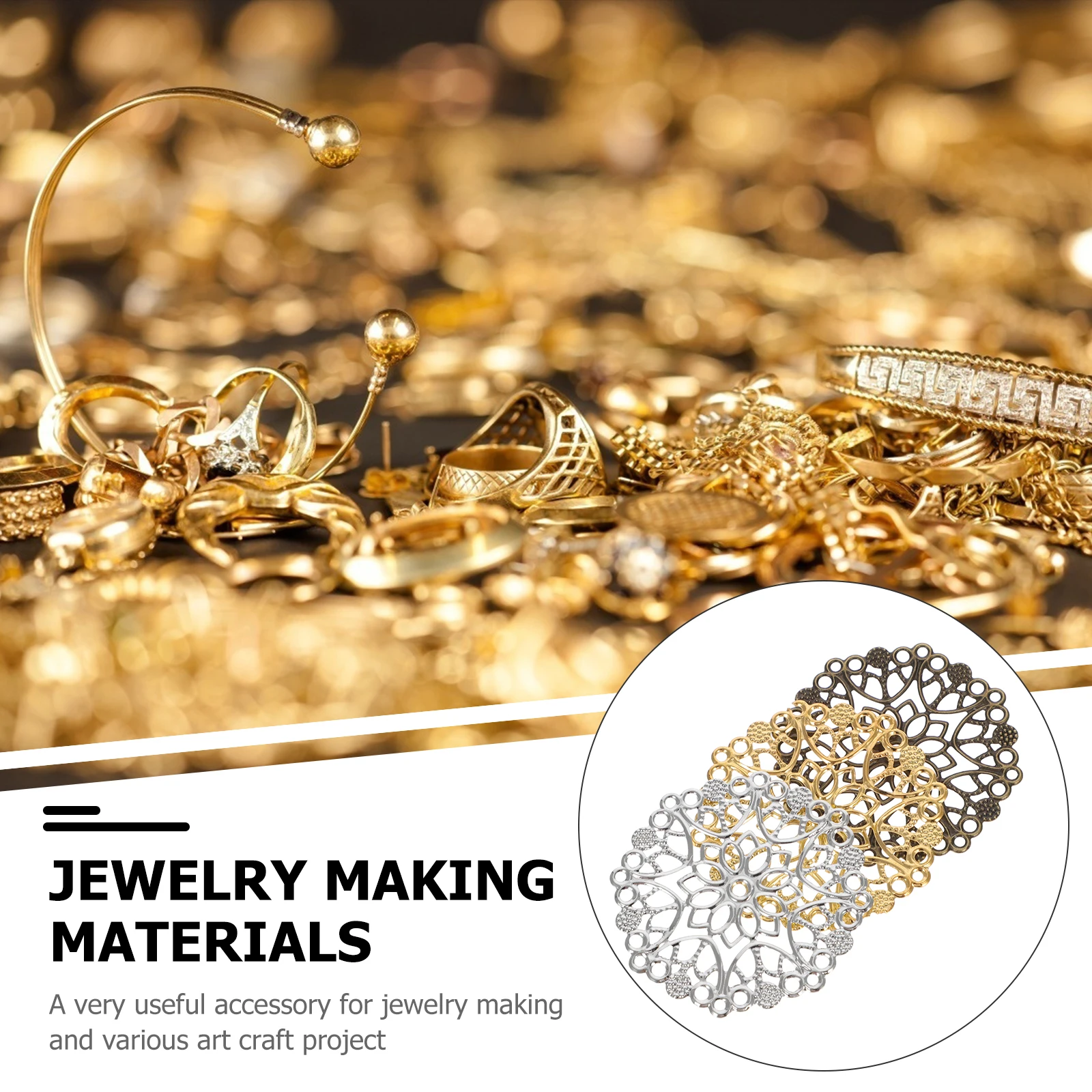 60pcs Hollow Ornaments 45mm Large Jewelry Making Materials Round Pieces Jewelry Making Materials DIY Accessories Craft Supplies
60pcs Hollow Ornaments 45mm Large Jewelry Making Materials Round Pieces Jewelry Making Materials DIY Accessories Craft Supplies