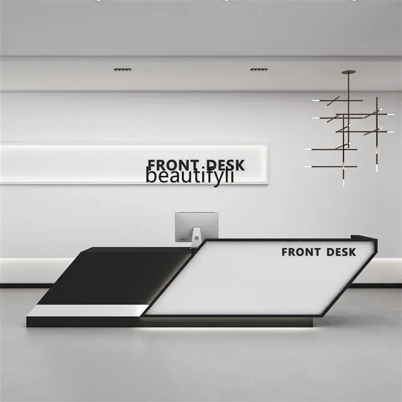Company front desk reception counter simple modern beauty salon bar checkout page training institution integrated counterAA
Company front desk reception counter simple modern beauty salon bar checkout page training institution integrated counterAA
