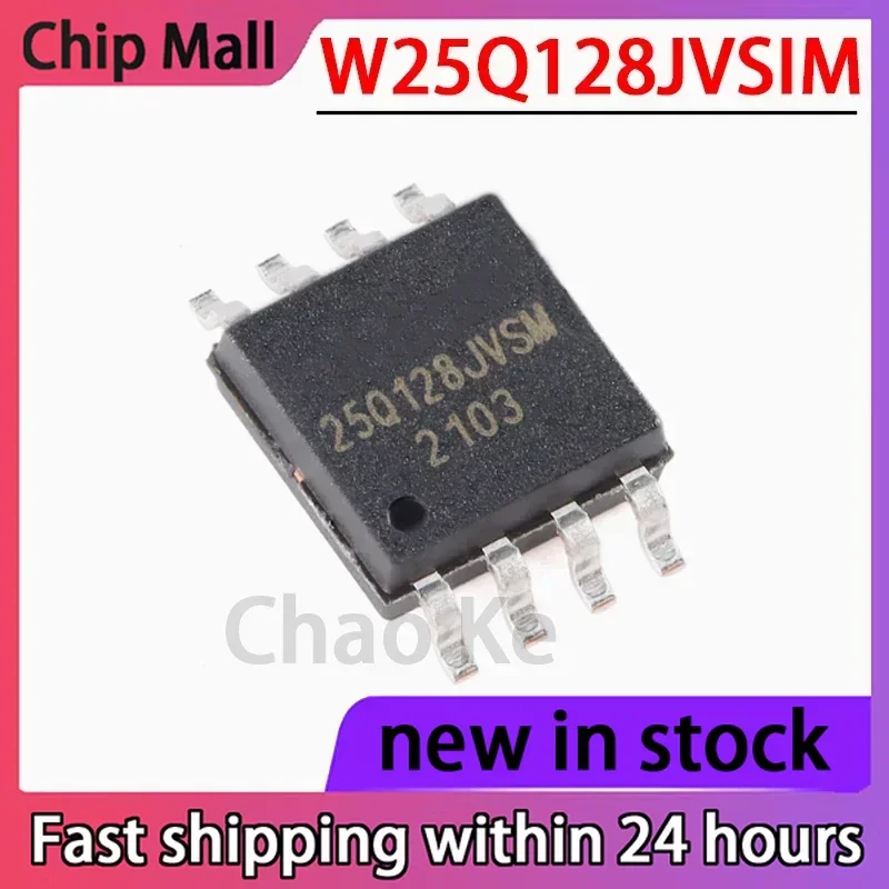 5PCS W25Q128JVSIM 25Q128JVSM SOIC-8 128M Bit Serial Flash Memory Chip
5PCS W25Q128JVSIM 25Q128JVSM SOIC-8 128M Bit Serial Flash Memory Chip