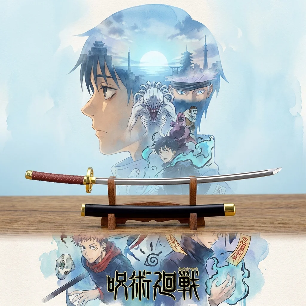 9.8inch Jujutsu Kaisen Katana Okkotsu Yuta Safe Ninja Knife Small Real Size Japanese Sabre Anime Sword Cosplay Prop Toy Gifts
9.8inch Jujutsu Kaisen Katana Okkotsu Yuta Safe Ninja Knife Small Real Size Japanese Sabre Anime Sword Cosplay Prop Toy Gifts