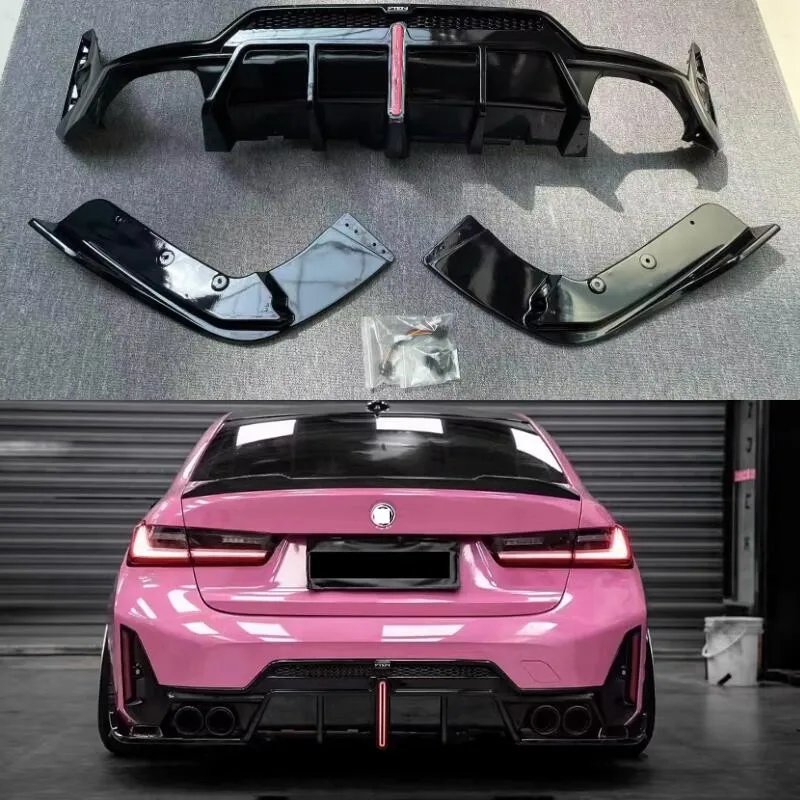 For BMW 3 Series G20 G28 2019 - 2024 Bright Black Bumper Rear Diffuser Spoiler Cover Body Kit Auto Accessories
For BMW 3 Series G20 G28 2019 - 2024 Bright Black Bumper Rear Diffuser Spoiler Cover Body Kit Auto Accessories
