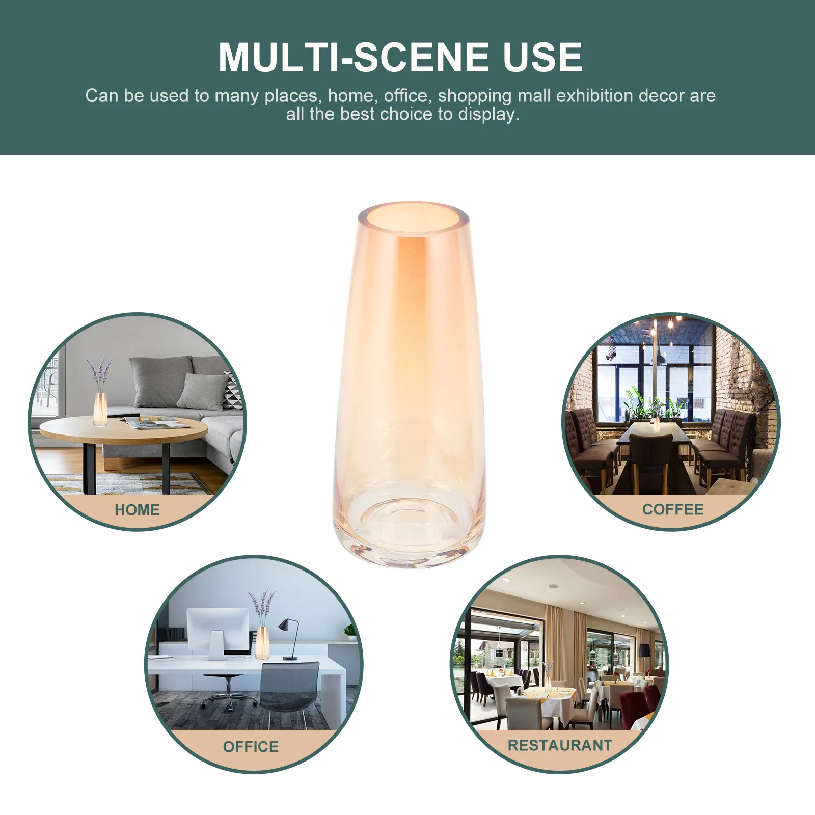 Home Glass Vase Living Room Adornment Simple Design Flower Container Compact Size Creative Beautiful Arrangement Safe No Odor
Home Glass Vase Living Room Adornment Simple Design Flower Container Compact Size Creative Beautiful Arrangement Safe No Odor