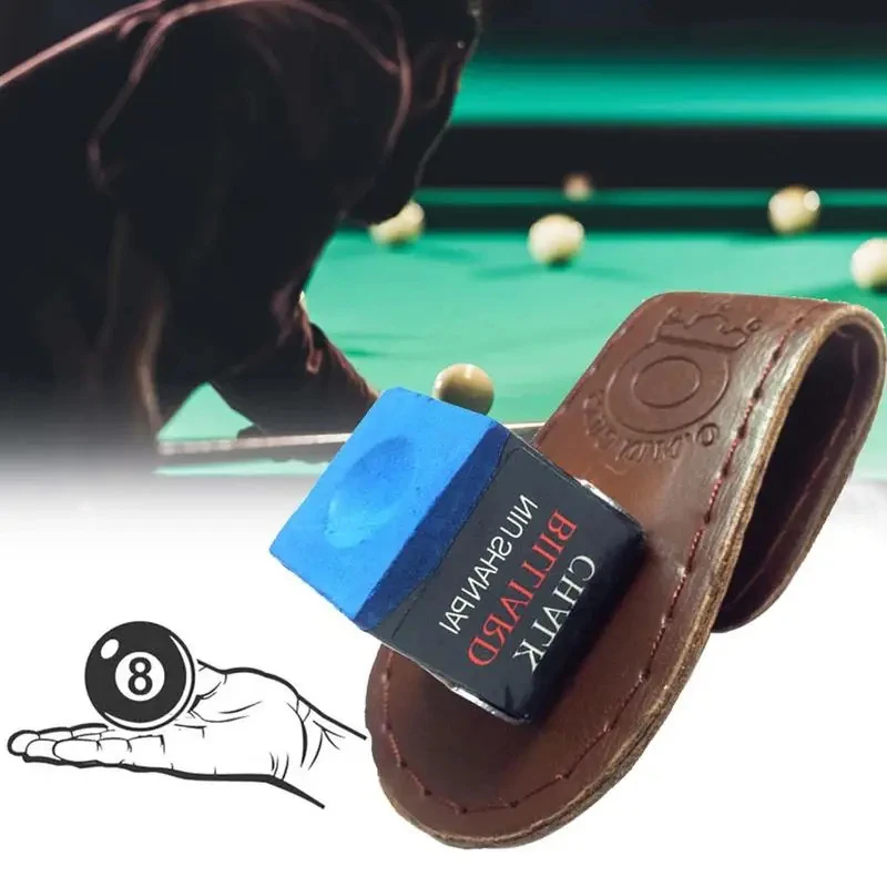 Professional Pool Billiards Accessories Leather Magnetic Billiard Chalk Holder Portable Chalk Leather Clip Powder Holder Bag
Professional Pool Billiards Accessories Leather Magnetic Billiard Chalk Holder Portable Chalk Leather Clip Powder Holder Bag