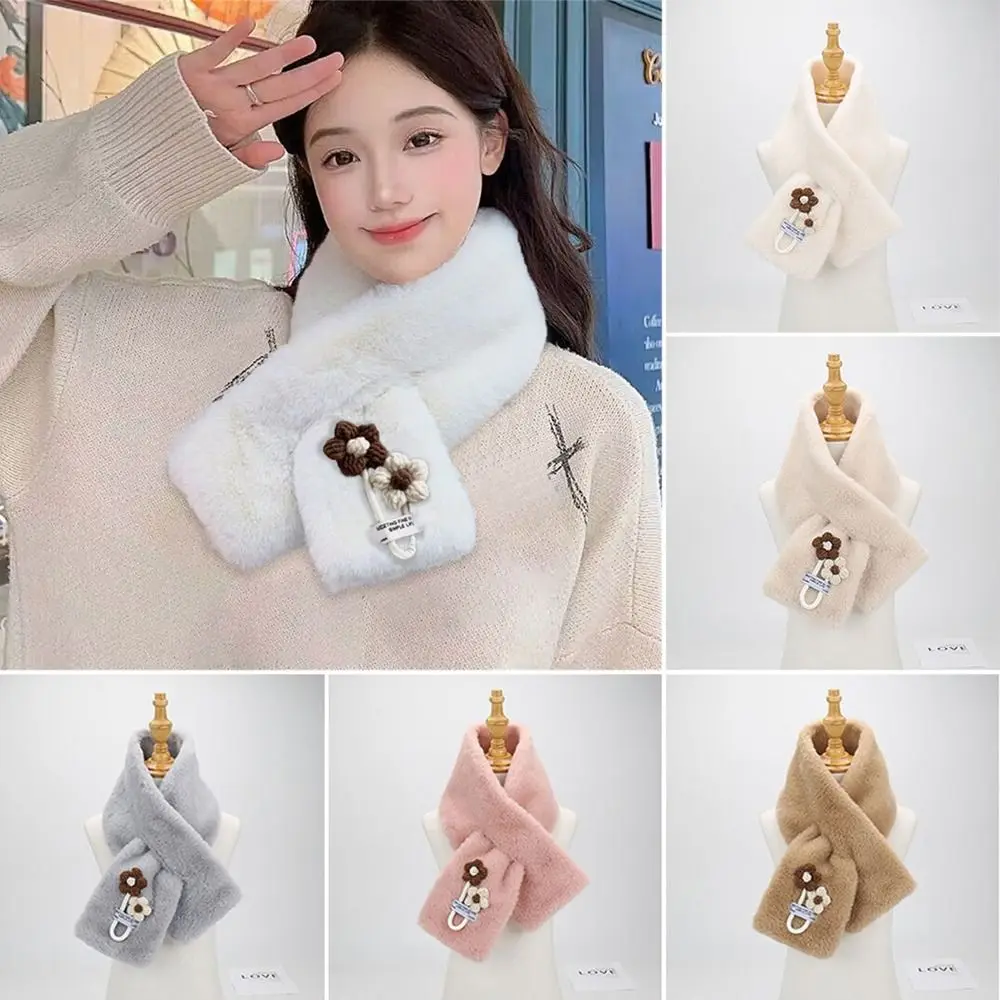 Cute Thicken Warm Plush Scarf Windproof Faux Fur Cross Scarves Soft Solid Color Neck Wrap Scarf For Women
Cute Thicken Warm Plush Scarf Windproof Faux Fur Cross Scarves Soft Solid Color Neck Wrap Scarf For Women