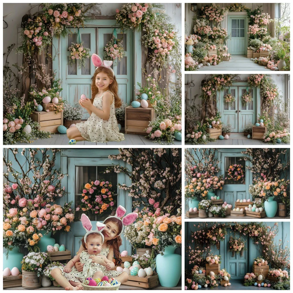Spring Easter Backdrop Flowers Wood Door Eggs Happy Easter Photography Background Kids Portrait Birthday Party Decor Photo Props
Spring Easter Backdrop Flowers Wood Door Eggs Happy Easter Photography Background Kids Portrait Birthday Party Decor Photo Props