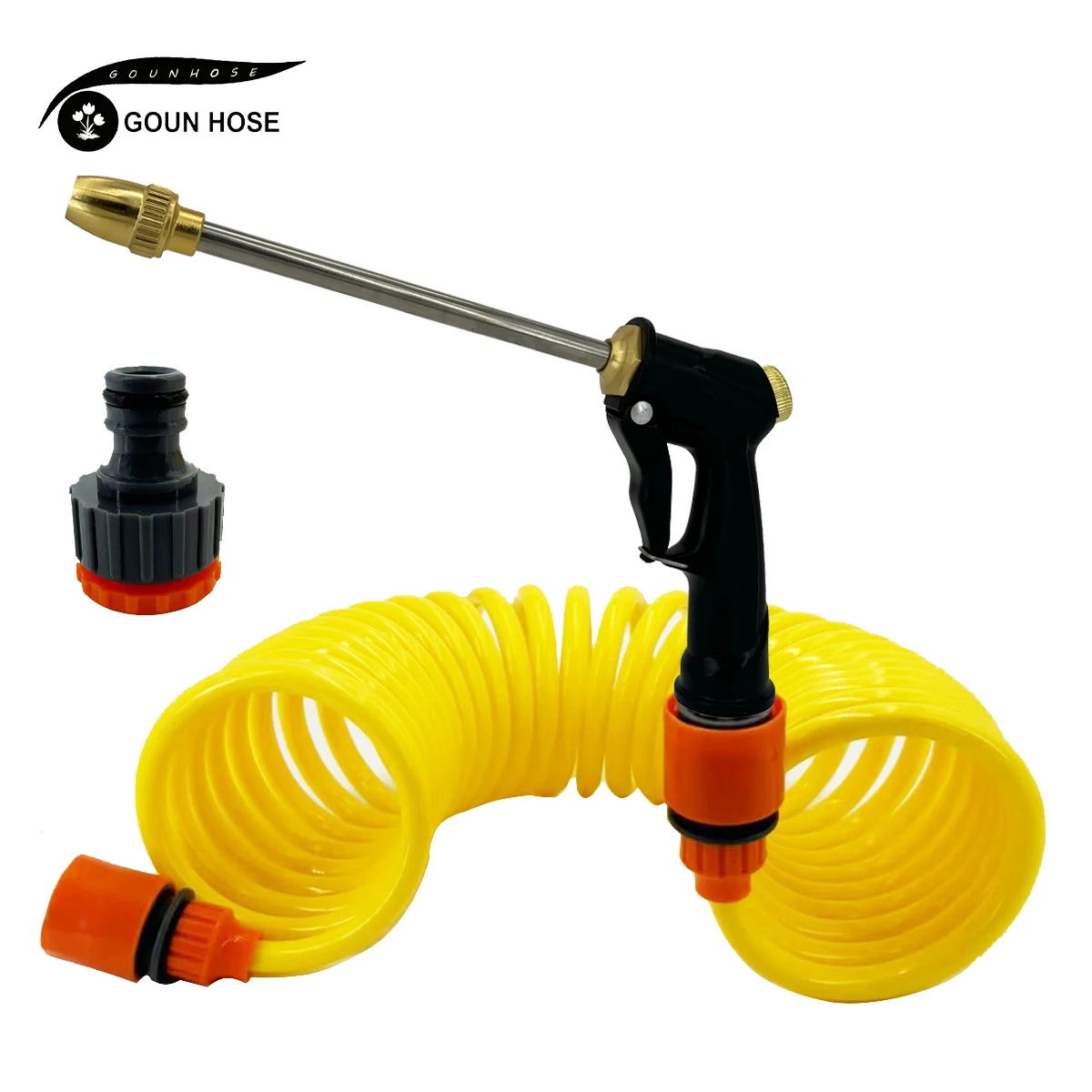 7.5m/30m Expandable Retractable EVA Garden Hose Water Gun Portable Spring Water Pipe for Car Wash And Flower Lawn Watering Pipe
7.5m/30m Expandable Retractable EVA Garden Hose Water Gun Portable Spring Water Pipe for Car Wash And Flower Lawn Watering Pipe