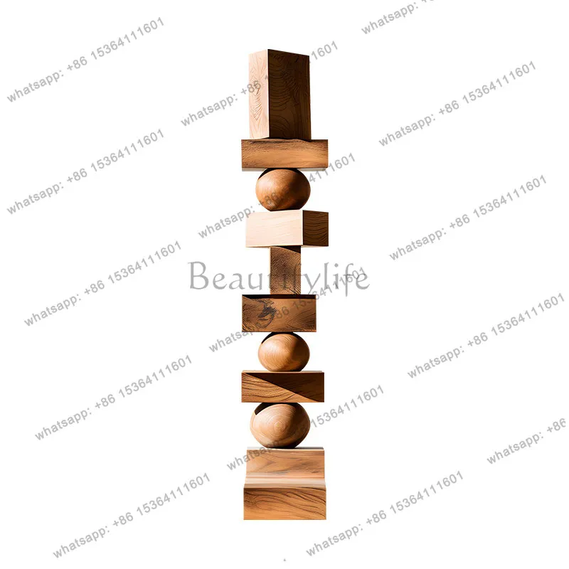 Endless Pillar Decoration Geometric wood carving Floor ornament Solid wood sculpture
Endless Pillar Decoration Geometric wood carving Floor ornament Solid wood sculpture