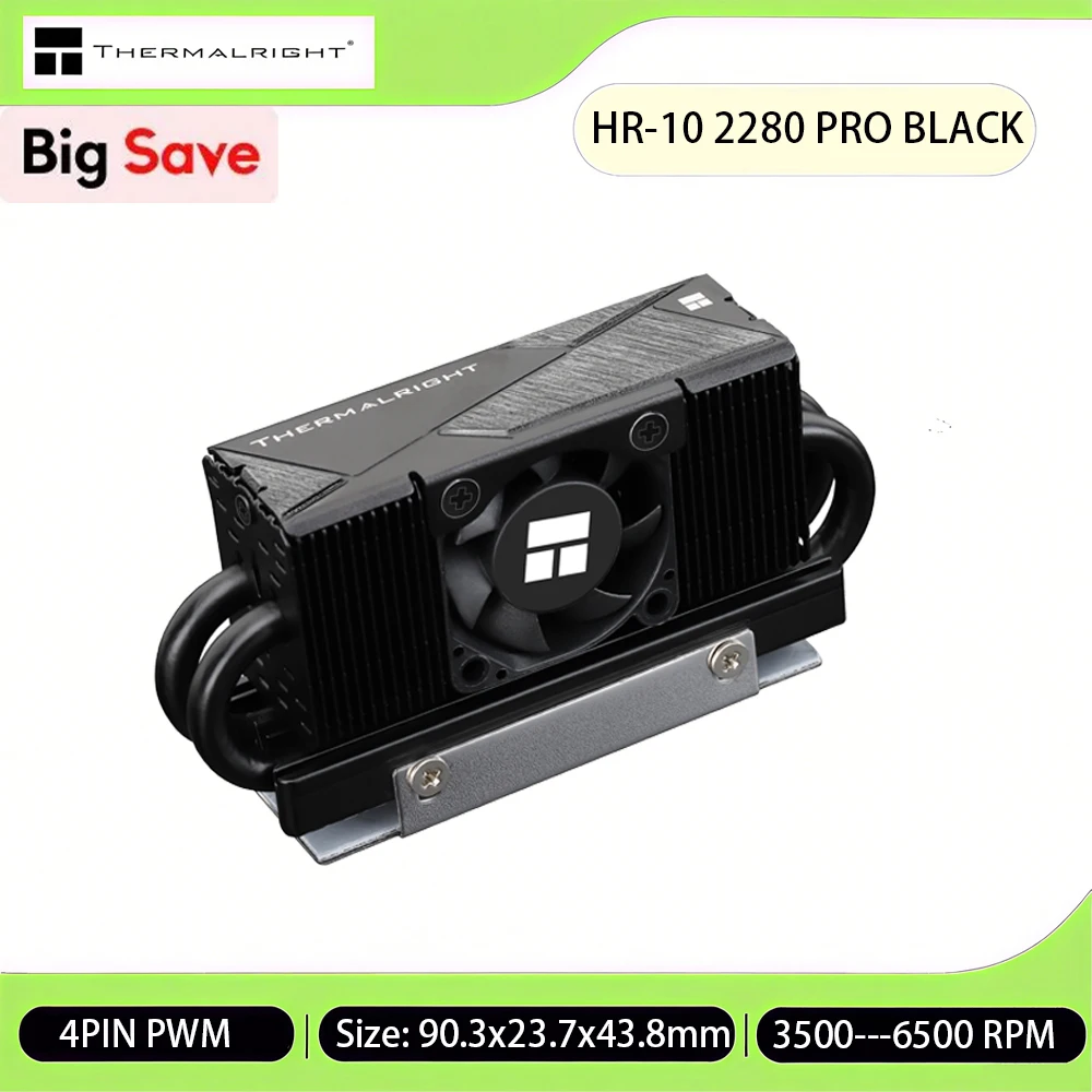 Thermalright HR10 2280 PRO SSD Cooler SSD Heatsink Cooling Double-Sided Heat Sink Desktop High Performance 2280 SSD Cooler
Thermalright HR10 2280 PRO SSD Cooler SSD Heatsink Cooling Double-Sided Heat Sink Desktop High Performance 2280 SSD Cooler