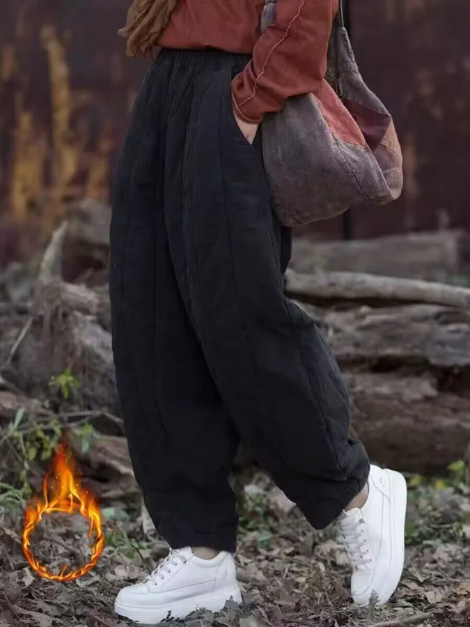 High-End Linen Loose Casual Pants Thiened Cotton Splicing Tai Chi Zen Sle Women's Middle Waist Straight Tube Pants
High-End Linen Loose Casual Pants Thiened Cotton Splicing Tai Chi Zen Sle Women's Middle Waist Straight Tube Pants