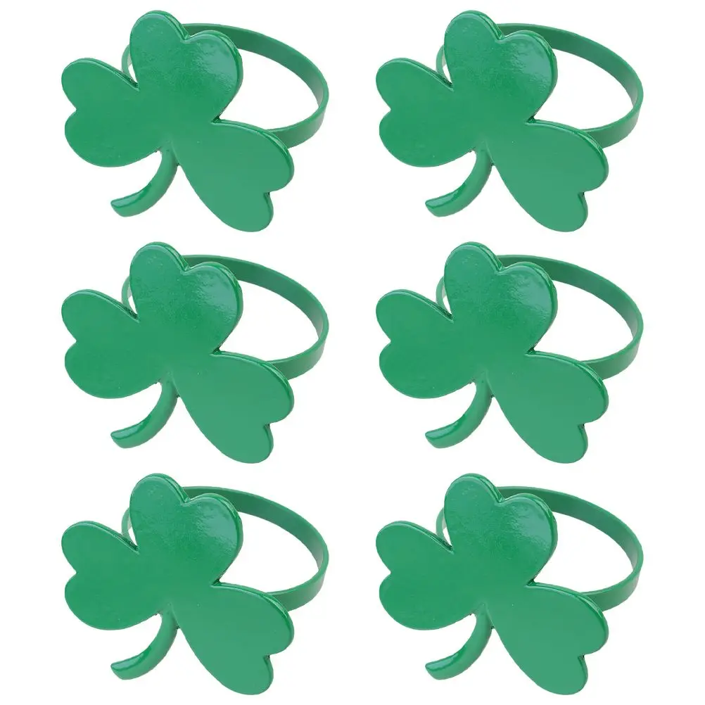6 Pcs Napkin Rings Shamrock Design Elegant Alloy Restaurant Hotel Table Decor Cloth Clasps Kitchen Bar Supplies
6 Pcs Napkin Rings Shamrock Design Elegant Alloy Restaurant Hotel Table Decor Cloth Clasps Kitchen Bar Supplies