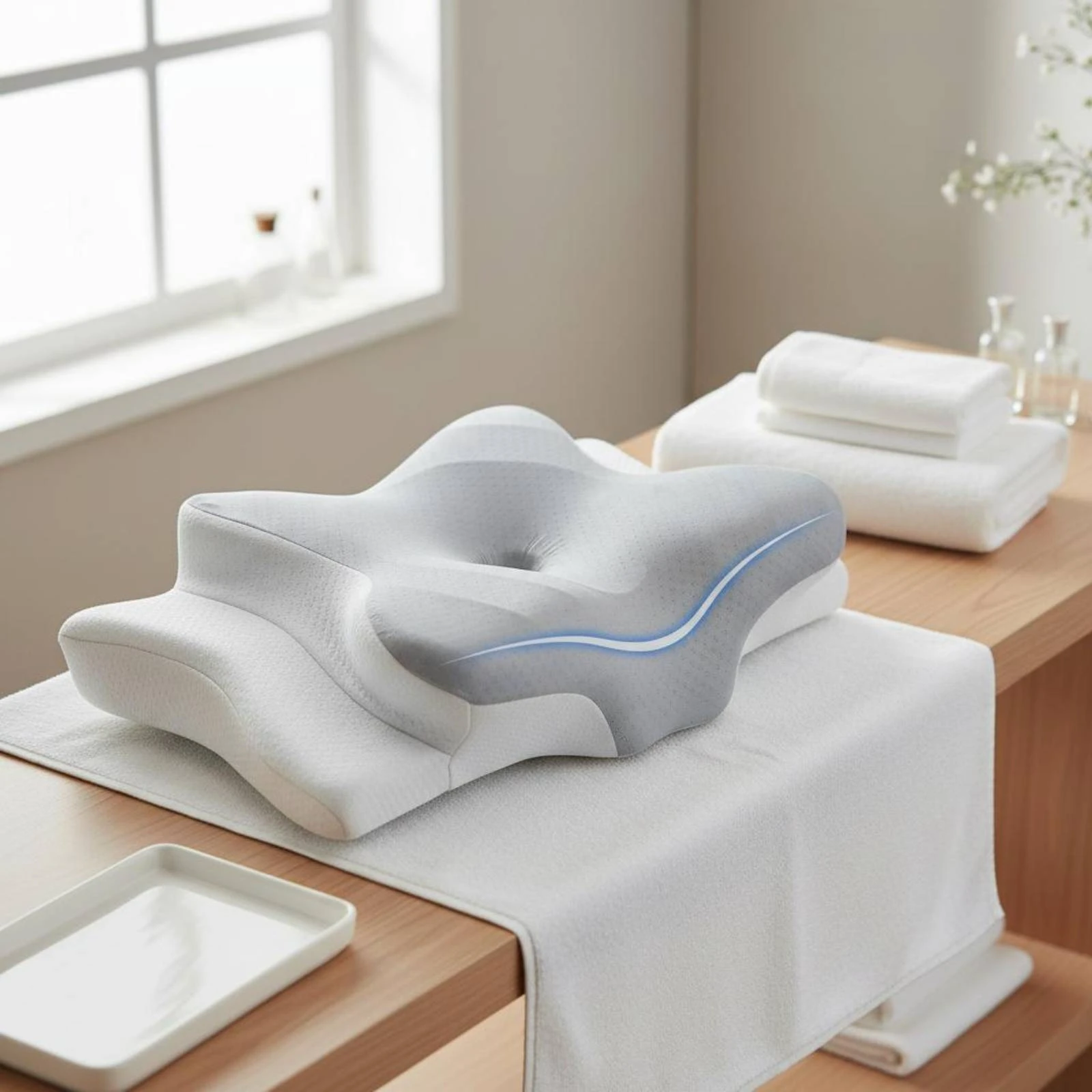 Butterfly Cervical Pillow Slow Rebound Ergonomic Neck Support Pillow Bedding Pressure Relief Side Sleeping
Butterfly Cervical Pillow Slow Rebound Ergonomic Neck Support Pillow Bedding Pressure Relief Side Sleeping