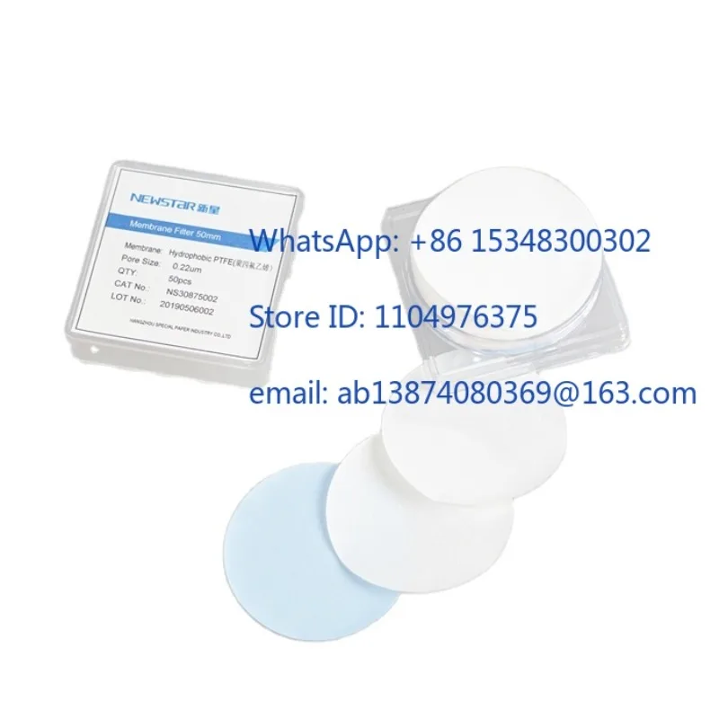 1PCS NEWSTAR Hydrophobic Membrane Filter for Laboratory Filtration Equipment Water Purification Systems Chemical Processing
1PCS NEWSTAR Hydrophobic Membrane Filter for Laboratory Filtration Equipment Water Purification Systems Chemical Processing
