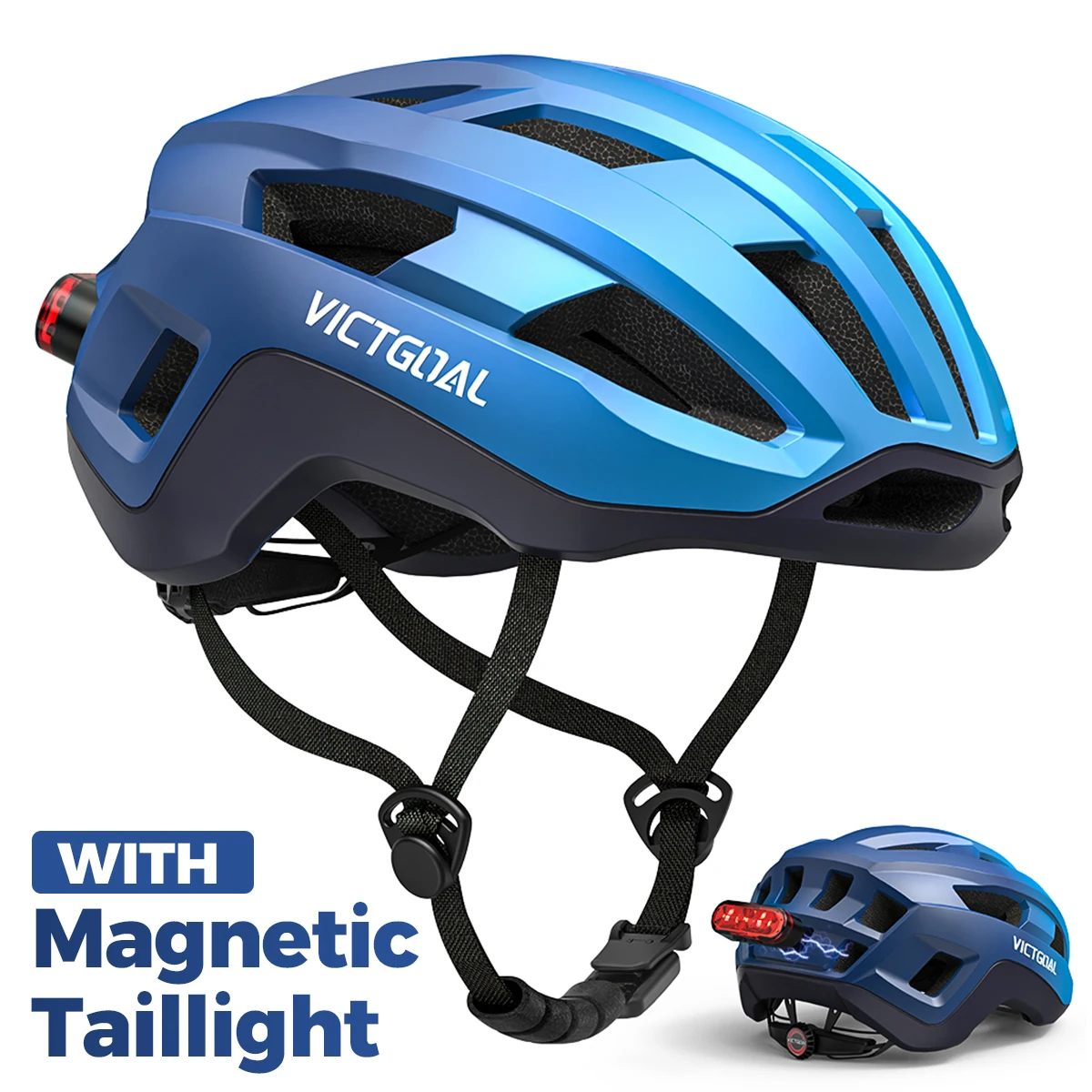 VICTGOAL Bicycle Helmet with Magnetic Taillight for Men Women Protective Working Cycling Safety Cap Road Bike Scooter Headgear
VICTGOAL Bicycle Helmet with Magnetic Taillight for Men Women Protective Working Cycling Safety Cap Road Bike Scooter Headgear