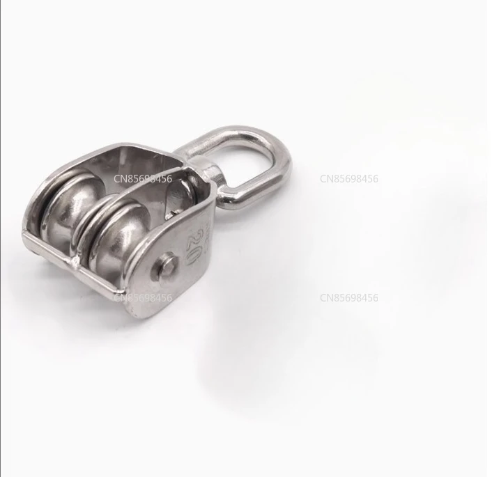 304 stainless steel pulley wire rope u-shaped fixed pulley hook wheel roller single and double wheel
304 stainless steel pulley wire rope u-shaped fixed pulley hook wheel roller single and double wheel