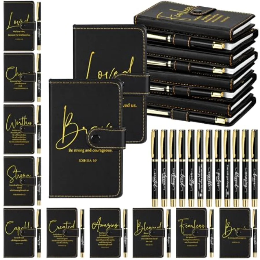 Sets Fathers Day Christian Gifts Bulk for Church Men Women Religious Leather Notebook Prayer Journal with Pen Study Group Scrip
Sets Fathers Day Christian Gifts Bulk for Church Men Women Religious Leather Notebook Prayer Journal with Pen Study Group Scrip