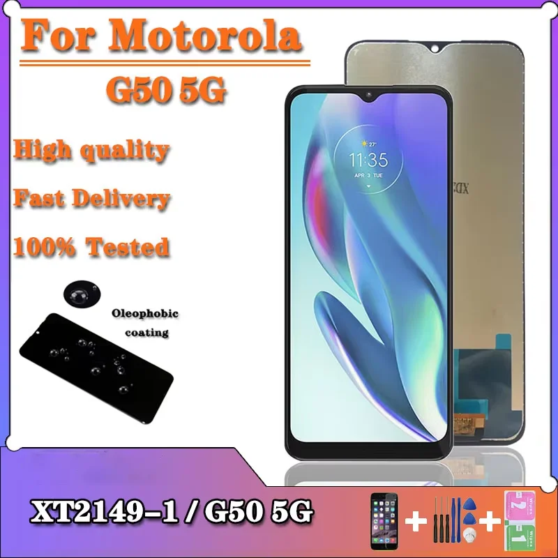 6,5-дюймовый OEM-дисплей для Motorola Moto G50 5G с рамкой и сенсорным экраном в сборе для Moto G50 5G XT2149-1 ЖК-дисплей
6,5-дюймовый OEM-дисплей для Motorola Moto G50 5G с рамкой и сенсорным экраном в сборе для Moto G50 5G XT2149-1 ЖК-дисплей