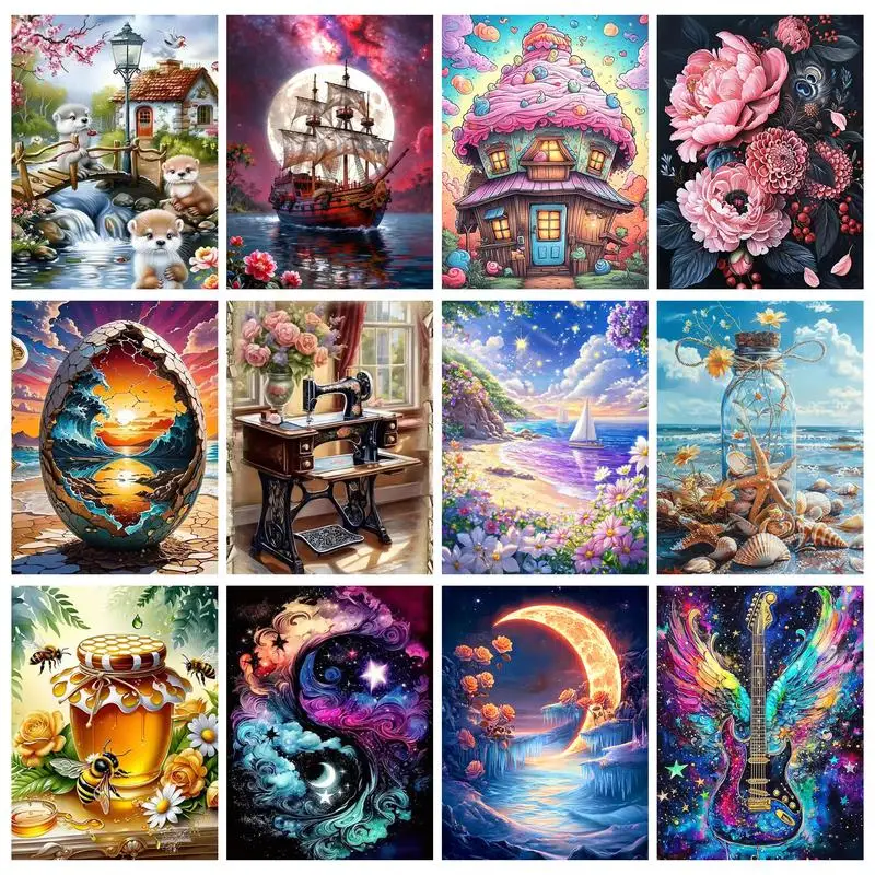 GATYZTORY Paint By Numbers Flowers Picture By Number Landscape DIY Drawing On Canvas Wall Art Hand Painted Home Decoration
GATYZTORY Paint By Numbers Flowers Picture By Number Landscape DIY Drawing On Canvas Wall Art Hand Painted Home Decoration