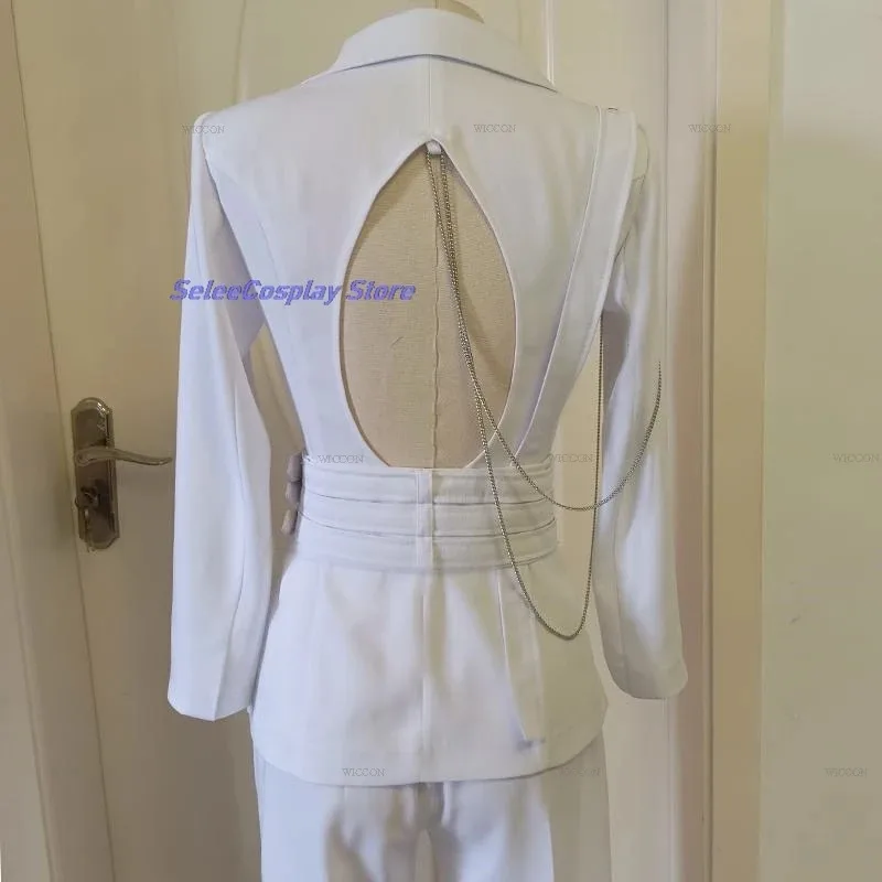 CyAlien Stage Luka Cosplay Costume R7 White Suit Wig Blazer Belt Fancy Performance Clothing Halloween Carnival Uniform Unisex Si
CyAlien Stage Luka Cosplay Costume R7 White Suit Wig Blazer Belt Fancy Performance Clothing Halloween Carnival Uniform Unisex Si