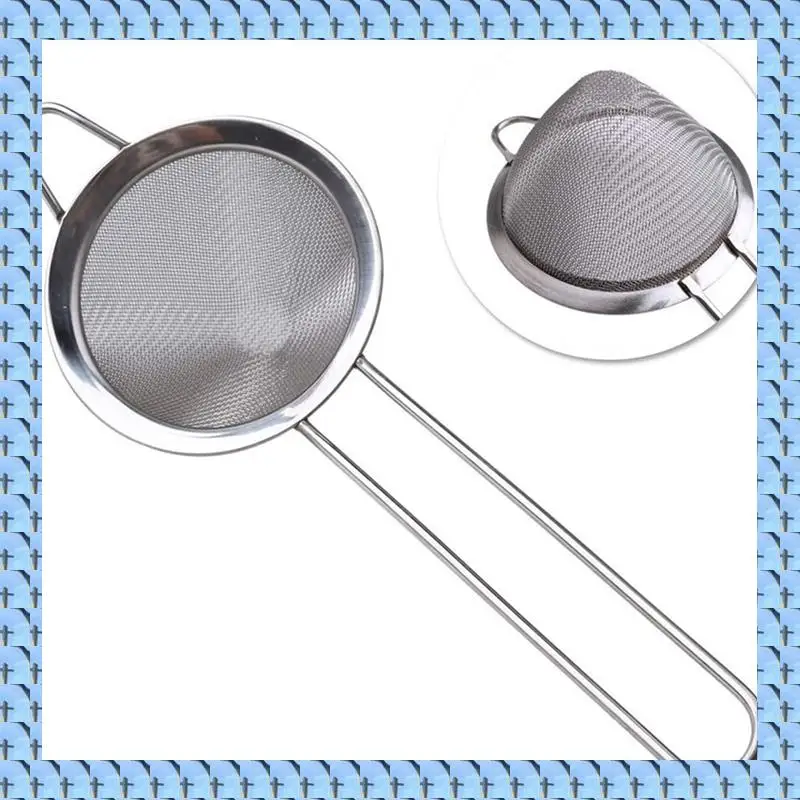 NOCM 2X Tea Strainer, 3.3 Inch Fine Mesh Sieve Strainer Stainless Steel Mesh Strainer With Handle For Strain Drain And Rinse
NOCM 2X Tea Strainer, 3.3 Inch Fine Mesh Sieve Strainer Stainless Steel Mesh Strainer With Handle For Strain Drain And Rinse