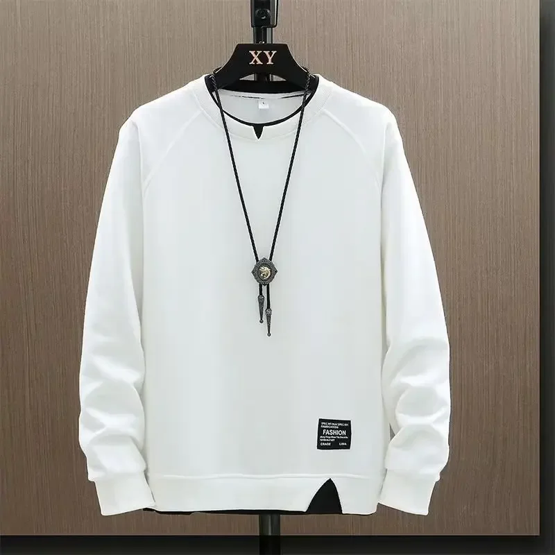 2025 New Mens Casual Sweatshirts Harajuku Solid Color Fashion Fake Two Pieces O-Neck Sweatshirt Hoodies Hip Hop Male Streetwear
2025 New Mens Casual Sweatshirts Harajuku Solid Color Fashion Fake Two Pieces O-Neck Sweatshirt Hoodies Hip Hop Male Streetwear
