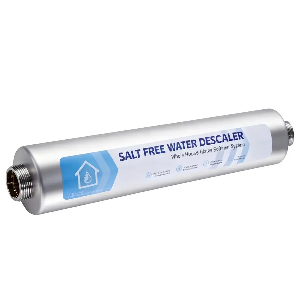 Salt-ree Whole House Water DeSystem, 3/4" NPT, Prevents Limescale in Water Heaters, B& Appliances, Eco-riendly, No Salt or Ccals
Salt-ree Whole House Water DeSystem, 3/4" NPT, Prevents Limescale in Water Heaters, B& Appliances, Eco-riendly, No Salt or Ccals