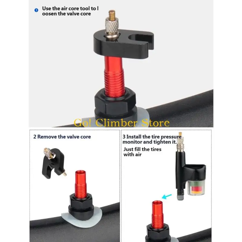 Q84C High Strength Plastic Bicycles Valves Extender Bicycles Tire Pressure Monitor For Road Bike Mountain Bike Tires Enduring
Q84C High Strength Plastic Bicycles Valves Extender Bicycles Tire Pressure Monitor For Road Bike Mountain Bike Tires Enduring