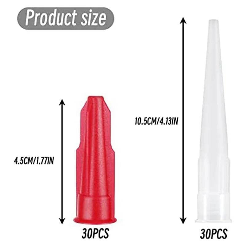 A20F-30 Pieces Plastic Caulk Nozzles Caulk Gun Replacement Caulk Saving Cover Caulk Nozzles Applicator
A20F-30 Pieces Plastic Caulk Nozzles Caulk Gun Replacement Caulk Saving Cover Caulk Nozzles Applicator