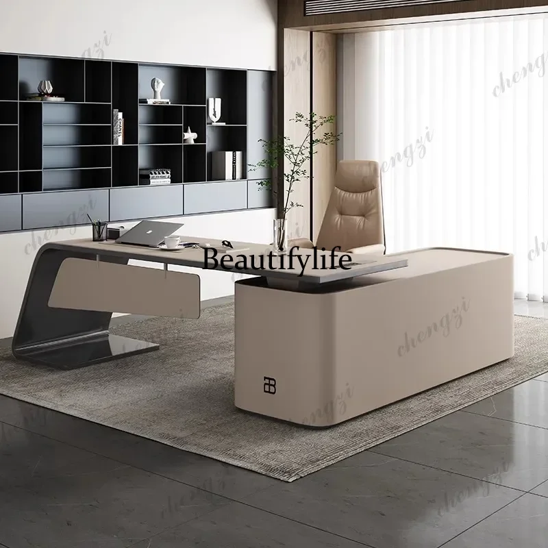 Italian Minimalist Office Desk Luxury Advanced Modern President L Shape Desk Aesthetic Room Office Furniture K182
Italian Minimalist Office Desk Luxury Advanced Modern President L Shape Desk Aesthetic Room Office Furniture K182