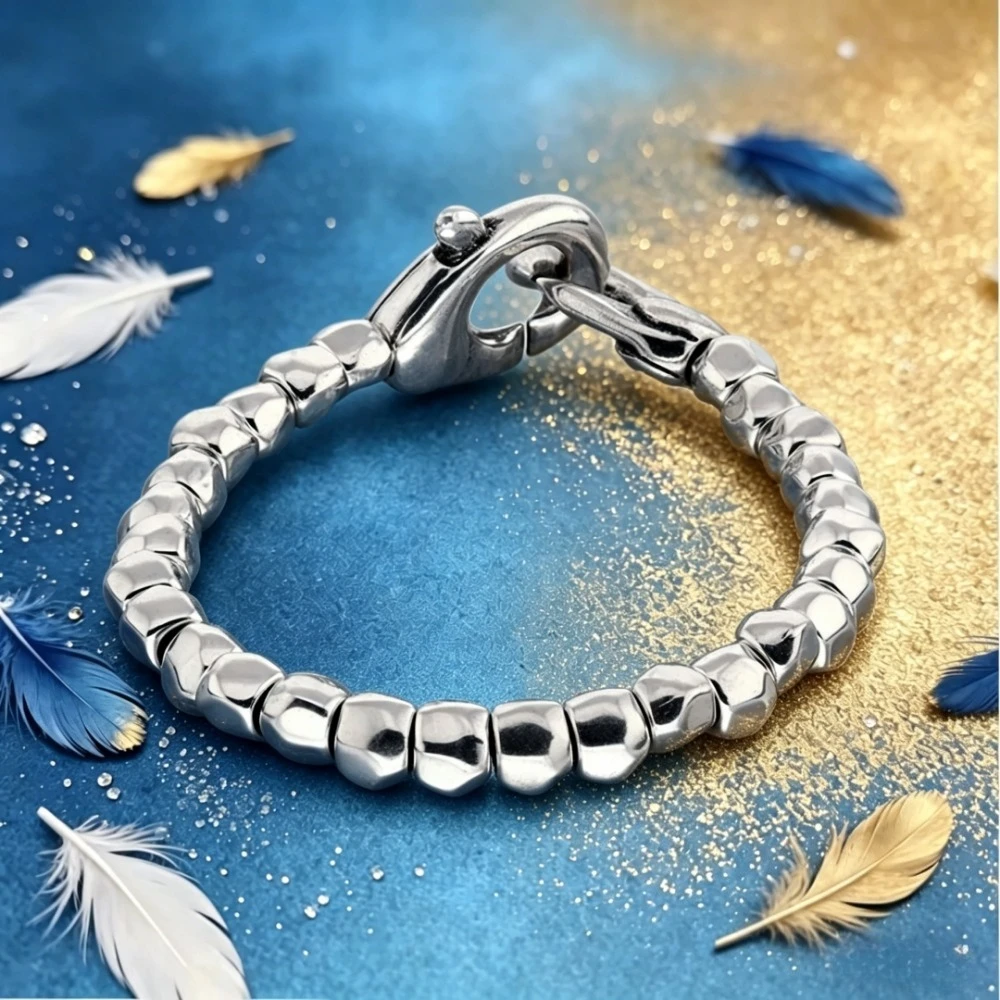 2026 New Spain UNO50 Round Bead Buckle Bracelet, European and American Style Boutique Jewelry
2026 New Spain UNO50 Round Bead Buckle Bracelet, European and American Style Boutique Jewelry