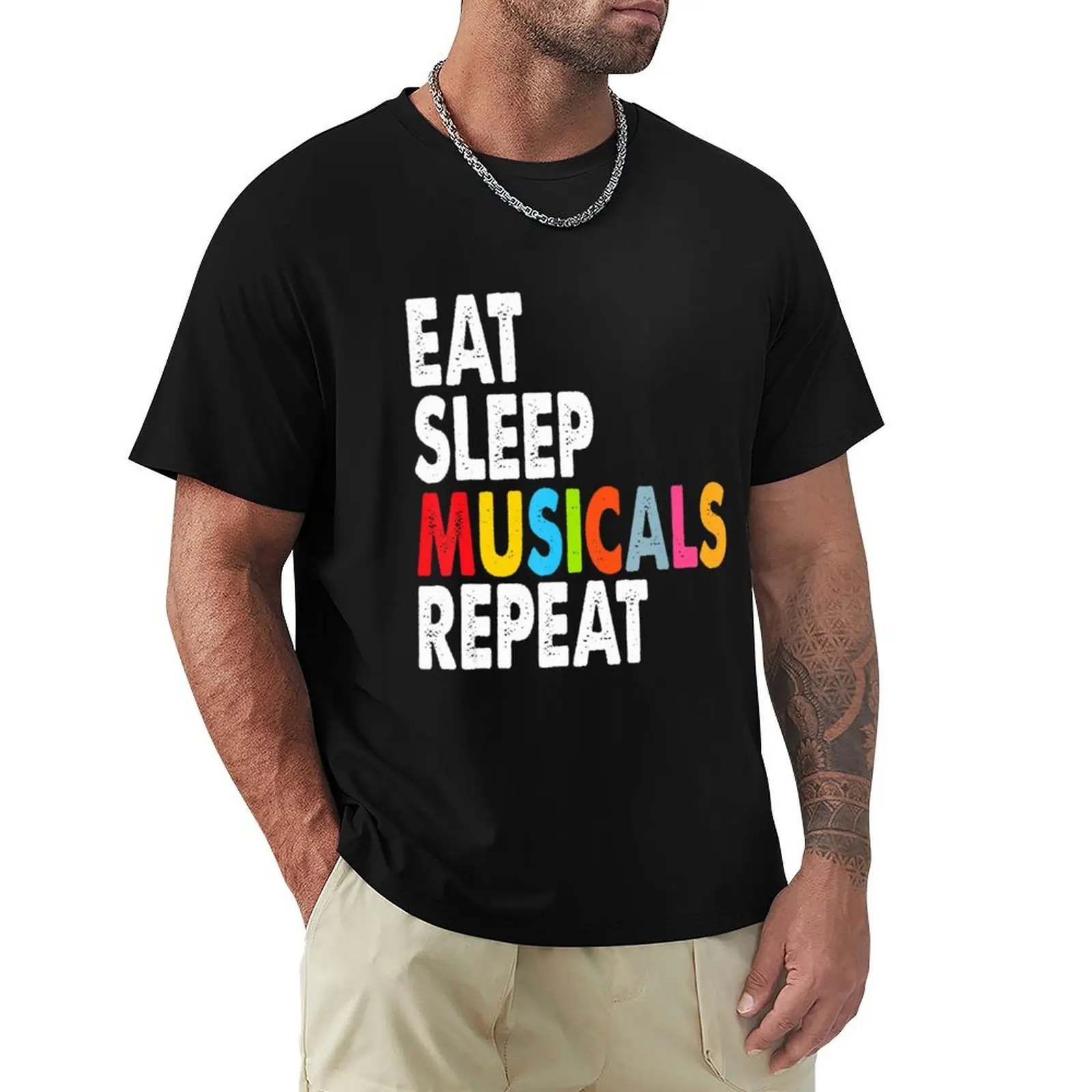 Repeat Theatre Musicals Life Eat Drama Sleep T-Shirt Urban Casual Loose Fit Tee
Repeat Theatre Musicals Life Eat Drama Sleep T-Shirt Urban Casual Loose Fit Tee