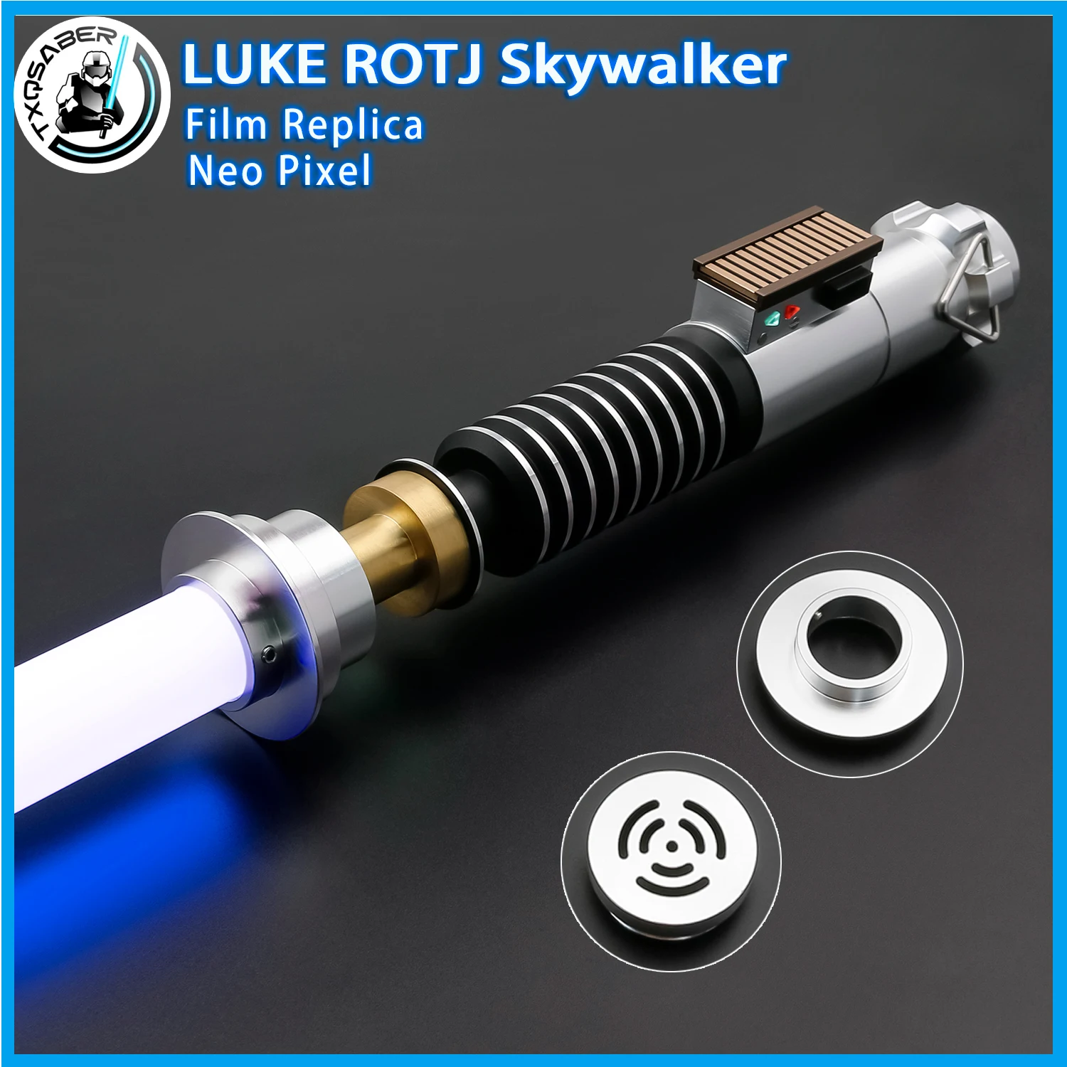 TXQ High Quality Luke ROTJ Skywalker Lightsaber Smooth Swing Color Change 27Sets Sounds Force NeoPixel Proffie2.2 Heavy Dueling
TXQ High Quality Luke ROTJ Skywalker Lightsaber Smooth Swing Color Change 27Sets Sounds Force NeoPixel Proffie2.2 Heavy Dueling