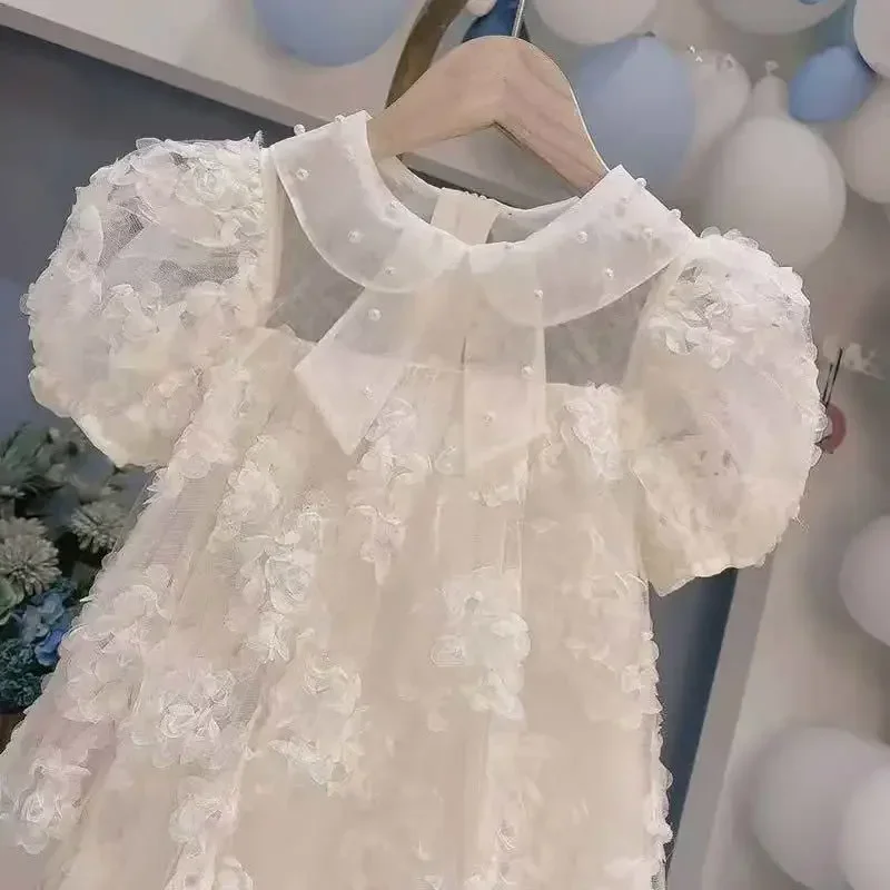 Girl Summer Clothes Flower Solid Princess Kids Girl Dress Short Sleeve Bow Ceremony Wedding Party Big Size
Girl Summer Clothes Flower Solid Princess Kids Girl Dress Short Sleeve Bow Ceremony Wedding Party Big Size