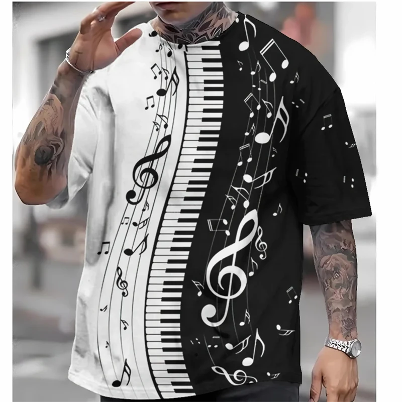 2024 Men's Music Piano Simple T-shirt New Summer 3d Print Basic Short Sleeve Loose Breathable Tops Tees Daily Men Clothing 6XL
2024 Men's Music Piano Simple T-shirt New Summer 3d Print Basic Short Sleeve Loose Breathable Tops Tees Daily Men Clothing 6XL