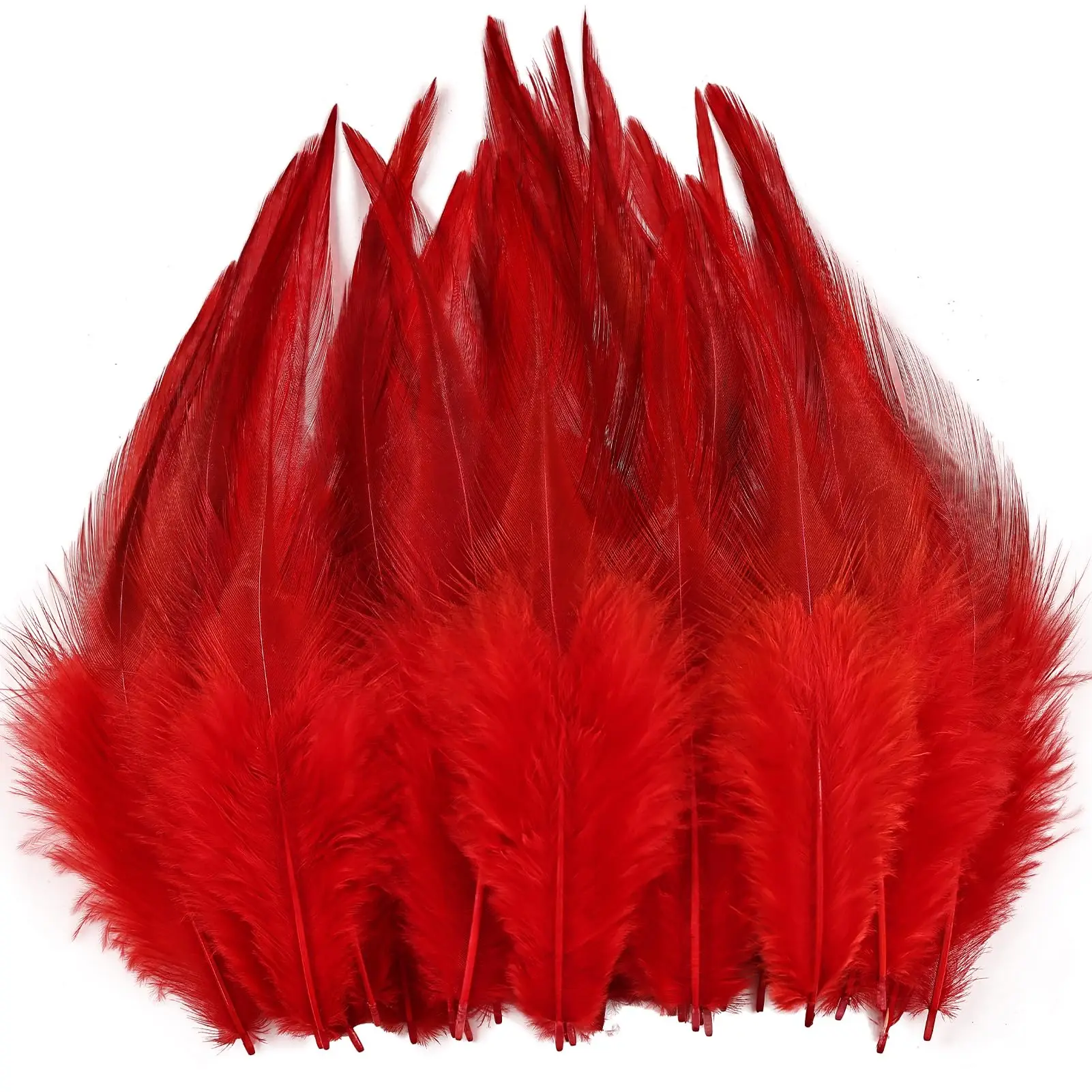 10-15CM Red Craft Rooster Feathers Saddle Hackle Feathers for Wedding Home Party Dream Catcher DIY Crafts Bulk Feathers
10-15CM Red Craft Rooster Feathers Saddle Hackle Feathers for Wedding Home Party Dream Catcher DIY Crafts Bulk Feathers
