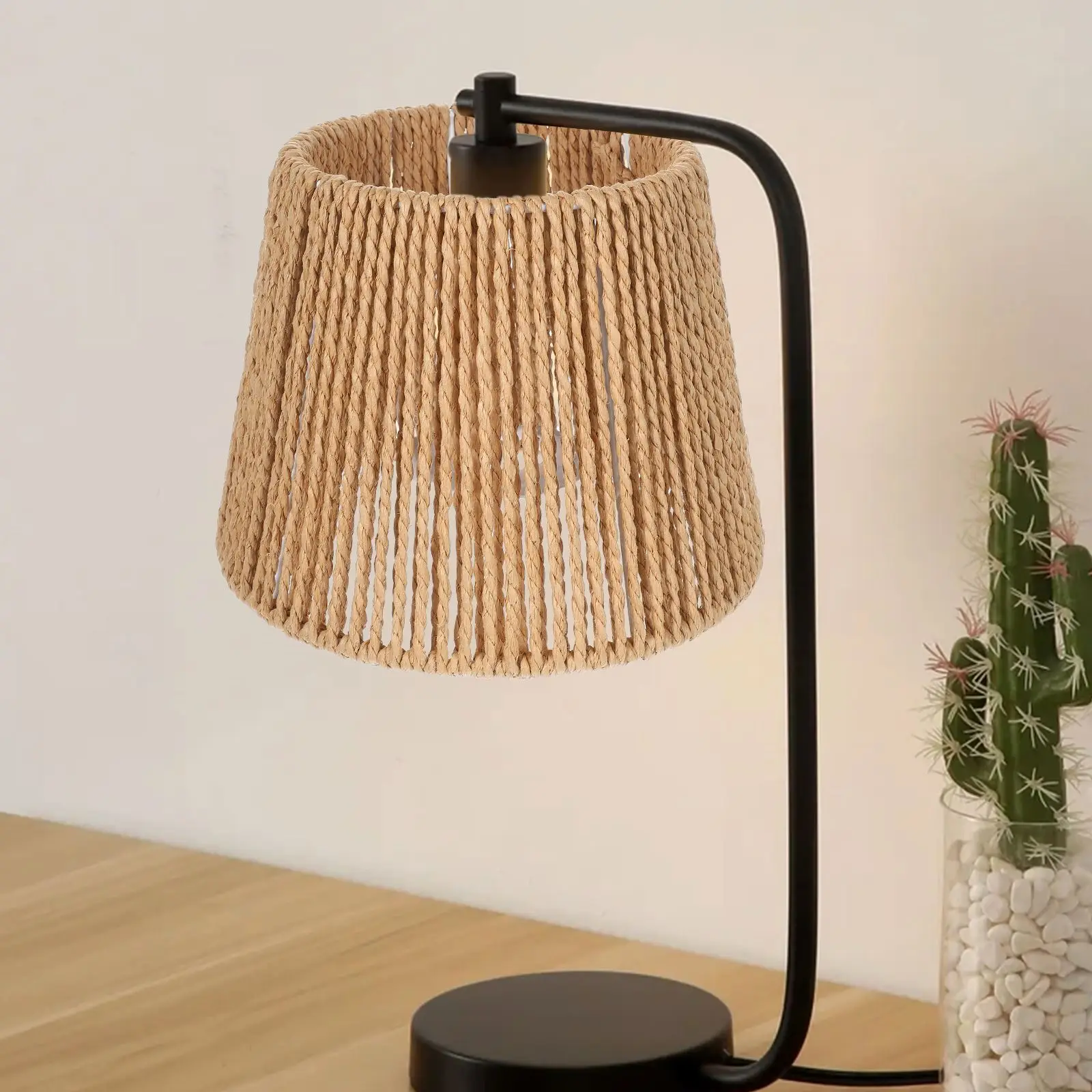 E27 E14 Brown Paper Rope Woven Lampshade Handmade Light Cover Table Shades Ceiling Lamp Covers Indoor Lighting Dust Cover
E27 E14 Brown Paper Rope Woven Lampshade Handmade Light Cover Table Shades Ceiling Lamp Covers Indoor Lighting Dust Cover