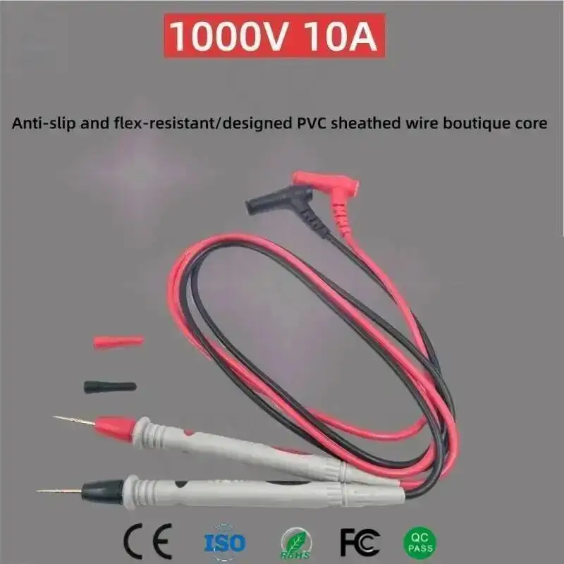 10A Multimeter Probe Test Leads Multi Meter Needle Tip Tester Lead Probe Wire Pen Cable Digital Feelers Multimeter Pen
10A Multimeter Probe Test Leads Multi Meter Needle Tip Tester Lead Probe Wire Pen Cable Digital Feelers Multimeter Pen