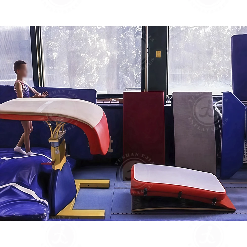 Простой в установке воздушный трампборд, надувной гимнастический коврик, тренировочный трампборд для гимнастических тренировок
Простой в установке воздушный трампборд, надувной гимнастический коврик, тренировочный трампборд для гимнастических тренировок