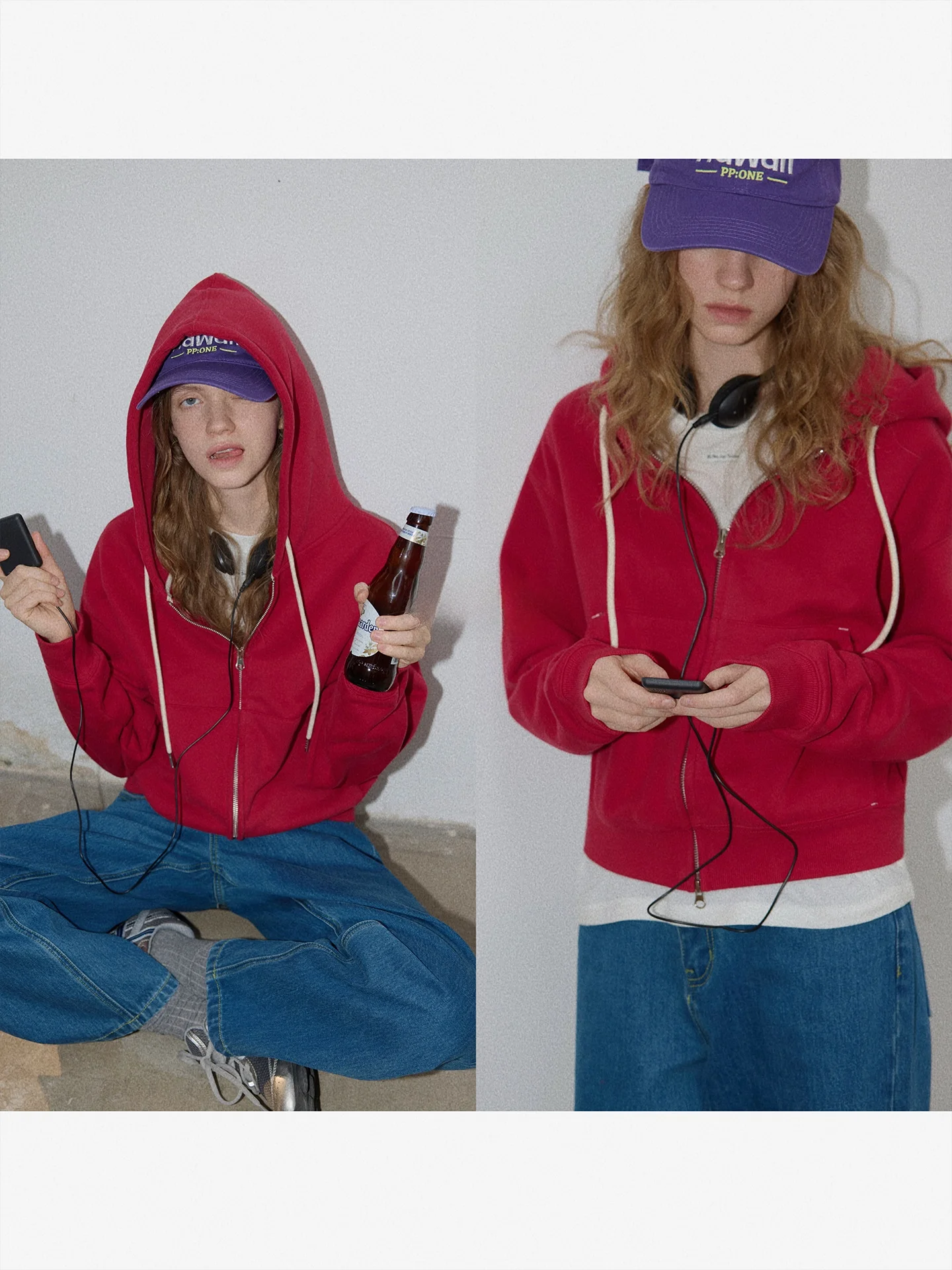 BMLT Love's Magic Korean Style Loose Red Hoodie Women's Casual Outerwear Spring Season Versatile Comfortable Cotton Sweatshirt
BMLT Love's Magic Korean Style Loose Red Hoodie Women's Casual Outerwear Spring Season Versatile Comfortable Cotton Sweatshirt