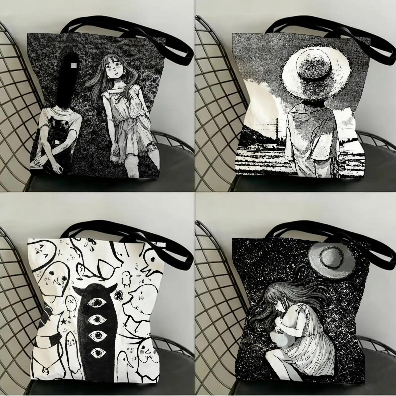 G-Goodnight P-Punpun Storage Bags Canvas Double-Sided Print Shopping Bag Large Capacity Aesthetic Reusable Tote Bag
G-Goodnight P-Punpun Storage Bags Canvas Double-Sided Print Shopping Bag Large Capacity Aesthetic Reusable Tote Bag