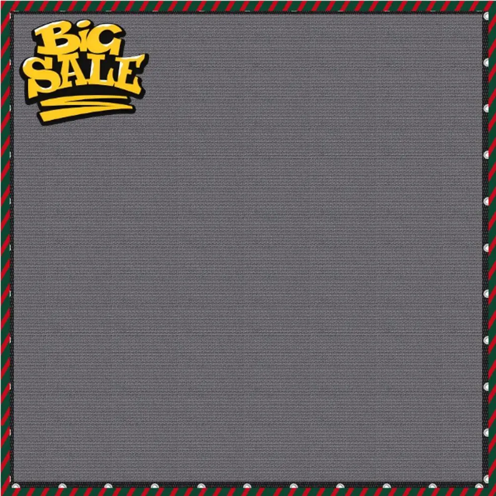 Bestseller20x20 ft Grey 90% Sun Shade Fabric with Reinforced Grommets for Outdoor Patio, Garden, or PergolaLimited time
Bestseller20x20 ft Grey 90% Sun Shade Fabric with Reinforced Grommets for Outdoor Patio, Garden, or PergolaLimited time