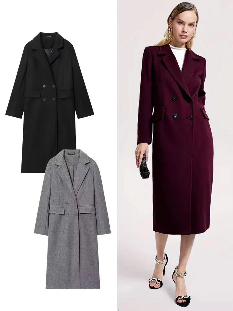 HH 2025 Autumn Fashion Windbreaker For Women Long Sleeves Retro Solid With Pockets Lapel Double Breasted Elegant Long Coats
HH 2025 Autumn Fashion Windbreaker For Women Long Sleeves Retro Solid With Pockets Lapel Double Breasted Elegant Long Coats