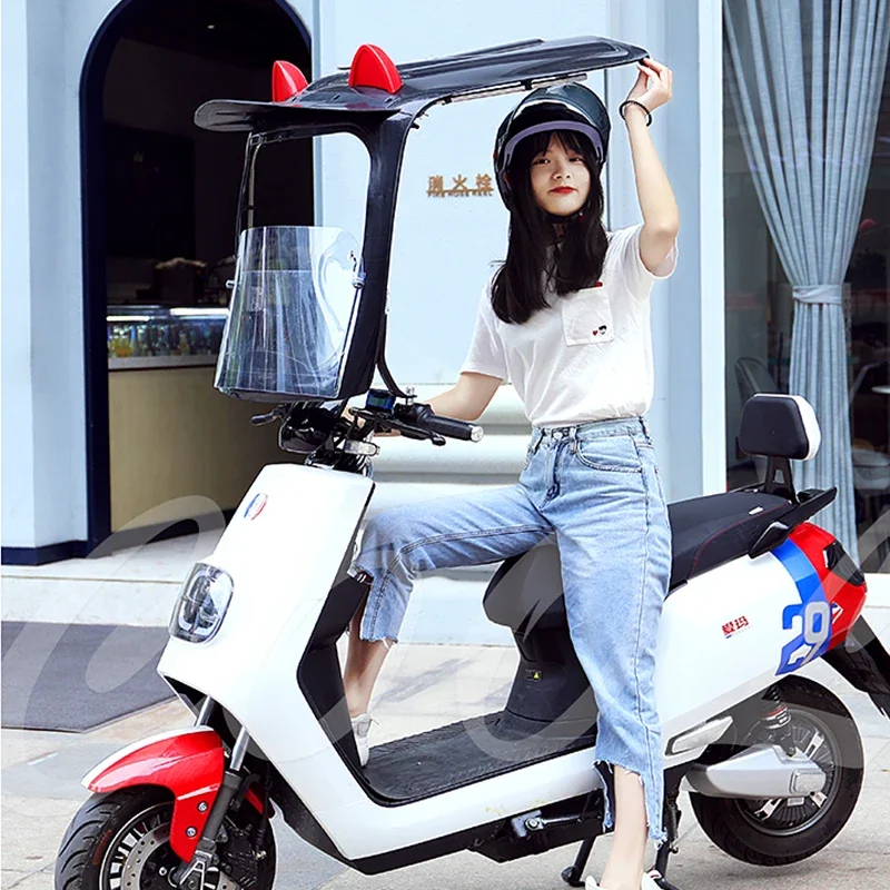 High Quality Thickened Motorcycle Canopy Umbrella Waterproof Umbrella Sun Block Rain Shield For Electric Car
High Quality Thickened Motorcycle Canopy Umbrella Waterproof Umbrella Sun Block Rain Shield For Electric Car